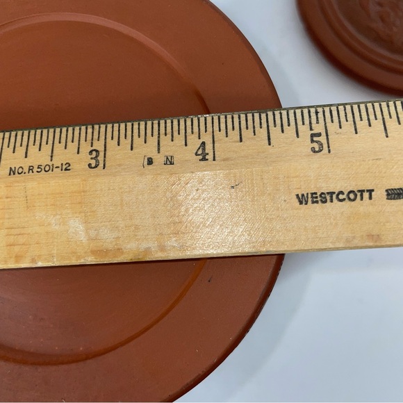 Japanese Tokoname Redware Flying Dragon in Cloud Covered Pot Jar 5 1/2" - Picture 14 of 14